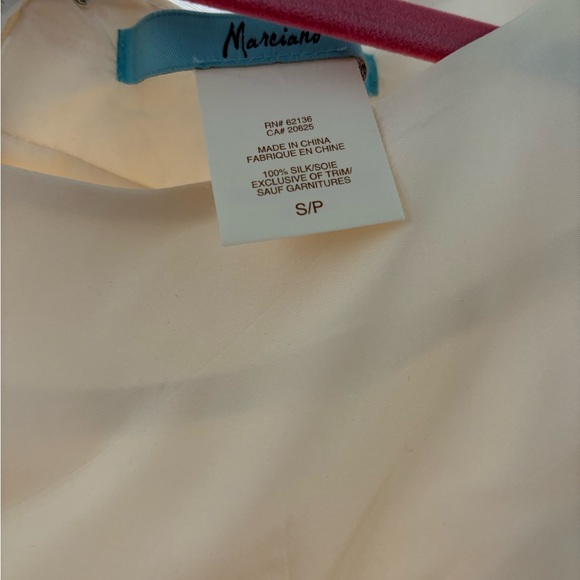 Marciano Giant White Bow 100% Silk Dress - Ivory - wedding bride bridal - Picture 3 of 6